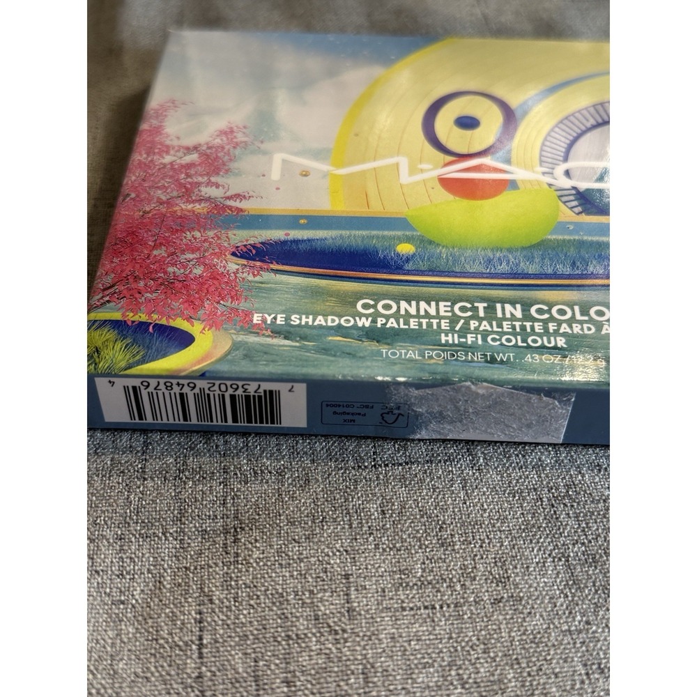 MAC CONNECT IN COLOR EYE SHADOW PALETTE 12 SHADES VIBRANT HI-FI COLOR New in Box - Picture 7 of 8